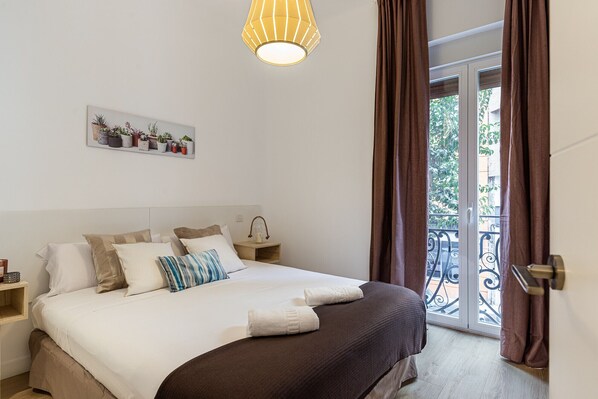 2 slaapkamers, een strijkplank/strijkijzer, gratis wifi