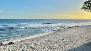 A beach with a clear sky and calm sea. - Apartment with 2BD, closed to the beach, Romana Airport & Altos de Chavón.  (La Romana)