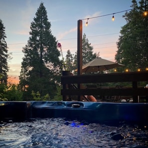 Bain à remous extérieur