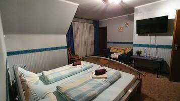 Doppelzimmer | Kostenloses WLAN, Bettwäsche