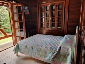 2 bedrooms, free WiFi, bed sheets - Chalet (Teresópolis Vargem Grande)