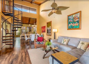 Condo, Multiple Beds (Keauhou Kona Surf & Racquet Club #8-3) | Living area
