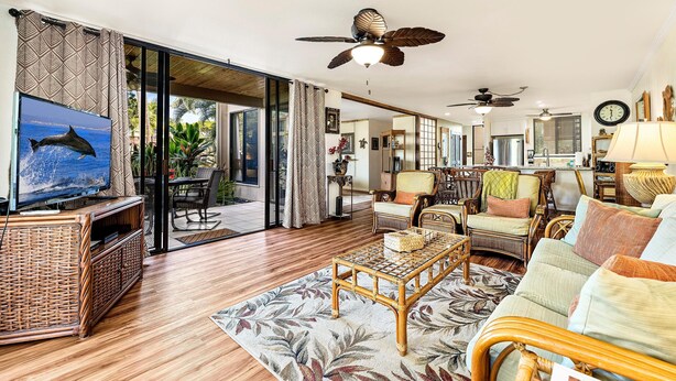 Condo, Multiple Beds (Keauhou Kona Surf & Racquet Club #8-1) | Living area - Keauhou Kona Surf & Racquet Club #8-101 (Kailua-Kona)