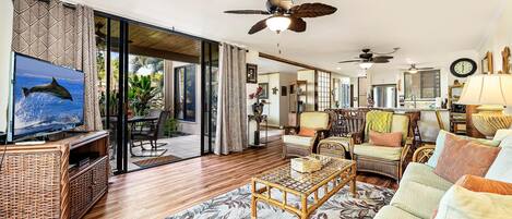 Condo, Multiple Beds (Keauhou Kona Surf & Racquet Club #8-1) | Living area