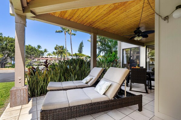 Condo, Multiple Beds (Keauhou Kona Surf & Racquet Club #8-1) | Terrace/patio