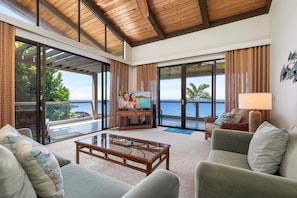 Appart'hôtel, plusieurs lits (Keauhou Kona Surf and Racquet Club 2 ) | Coin séjour