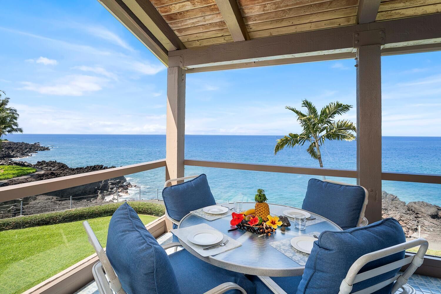 Appartement, Meerdere bedden (Keauhou Kona Surf and Racquet Club 2 ) | Buiten dineren