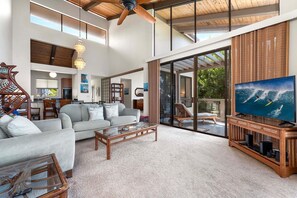 Apartment, Mehrere Betten (Keauhou Kona Surf and Racquet Club 2 ) | Wohnbereich