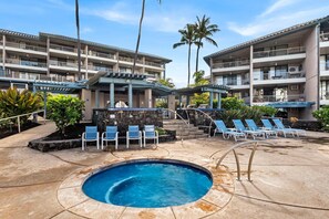 Condo, 1 King Bed with Sofa bed (Kona Reef#D26) | Pool | A heated pool - Kona Reef#d26 (Kailua-Kona)