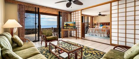 Condo, Multiple Beds (Keauhou Kona Surf & Racquet Club #5-1) | Living area