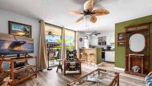 Condo, 1 King Bed (Kona Makai 5-205) | Living area - Kona Makai 5-205 (Kailua-Kona)