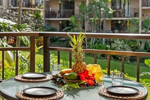 公寓客房, 1 張特大雙人床 (Kona Makai 5-205) | 室外用餐