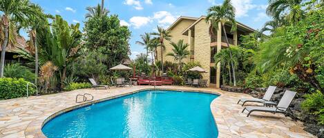 Condo, 1 grand lit et 1 canapé-lit (Kalani Kai#104) | Piscine