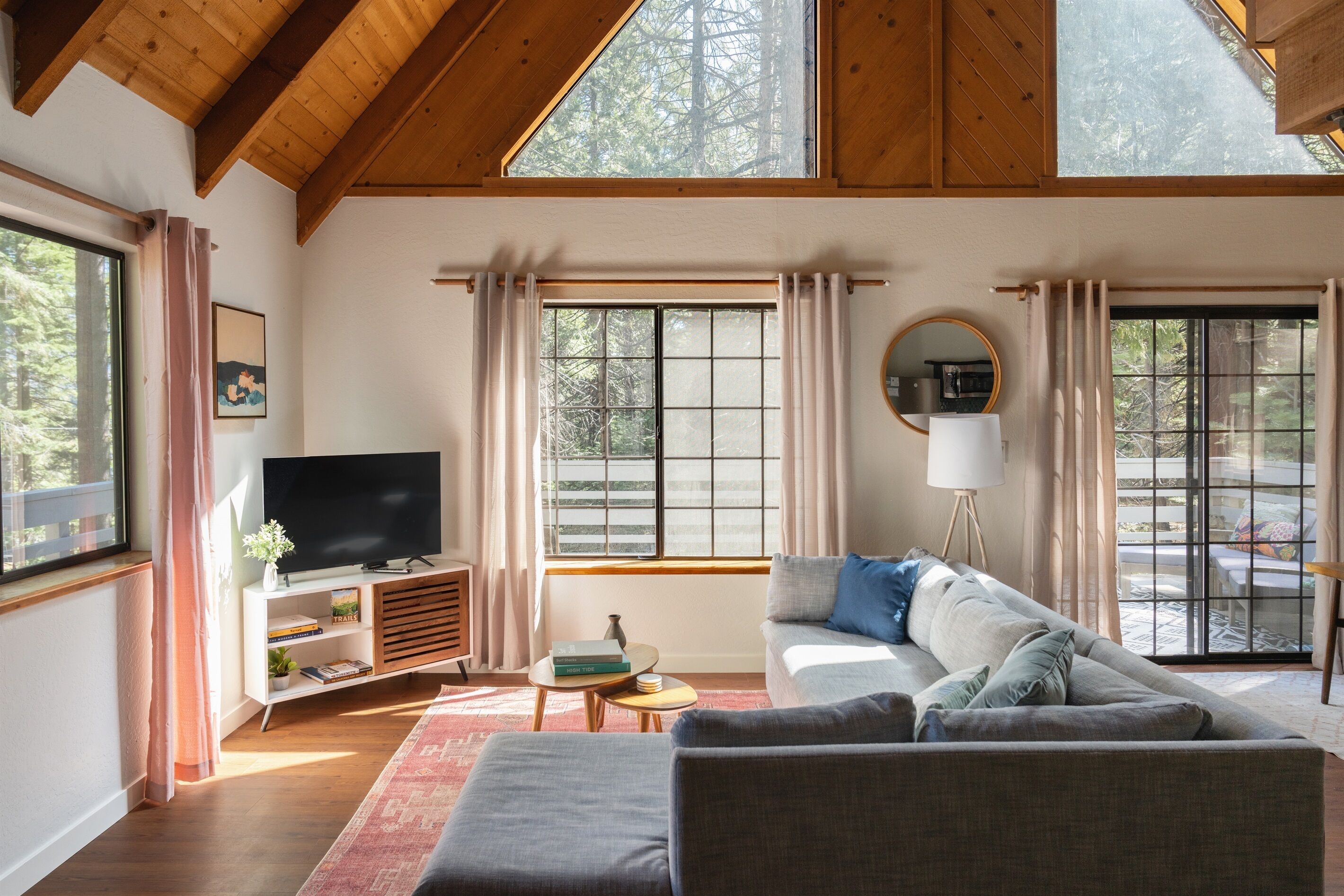 Smart TV, foosball, books