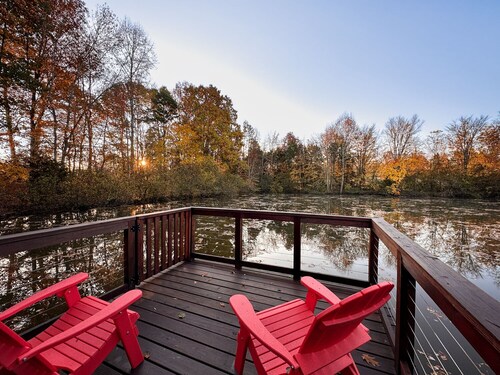 The 'Happy Go Fishing Cabin' at the Park Place (on Parks Rd) 