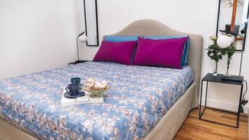 2 bedrooms, in-room safe, iron/ironing board, travel cot