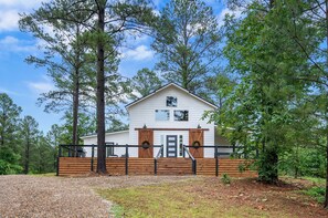 Exterior - Modern Farmhouse Cabin w/Hot Tub, Fire Pit & Charcoal Grill   (Broken Bow)