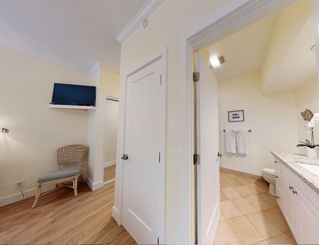 Shower, eco-friendly toiletries, hair dryer, towels