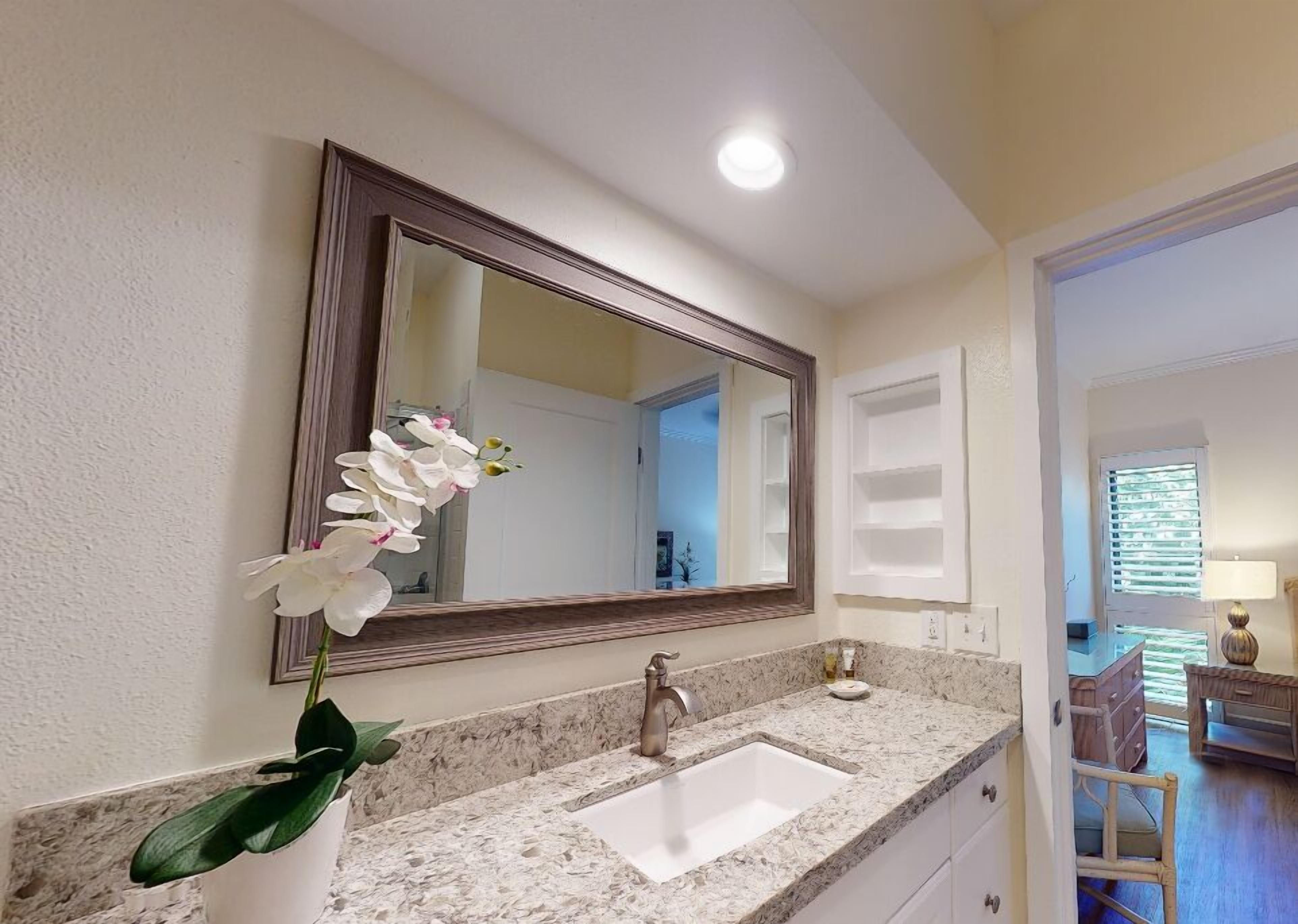 Shower, eco-friendly toiletries, hair dryer, towels