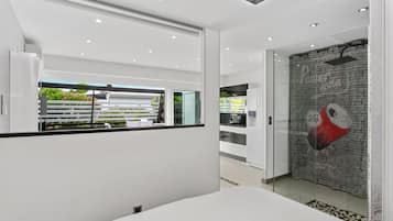 1 habitación, tabla de planchar con plancha, wifi y ropa de cama