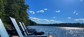 NEW – 2 Side-by-Side Lake Homes  Sleep 17 Pet Friendly 2 Private Docks -1 hr NYC