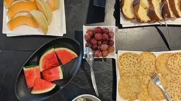 Daily buffet breakfast (EUR 12 per person)