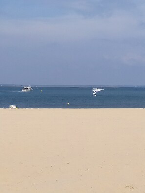 On the beach