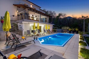 A heated pool - Villa Casa Mills - Four Bedroom Villa with swimming pool (Poljane)