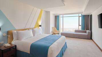 Minibar, in-room safe, blackout drapes, soundproofing