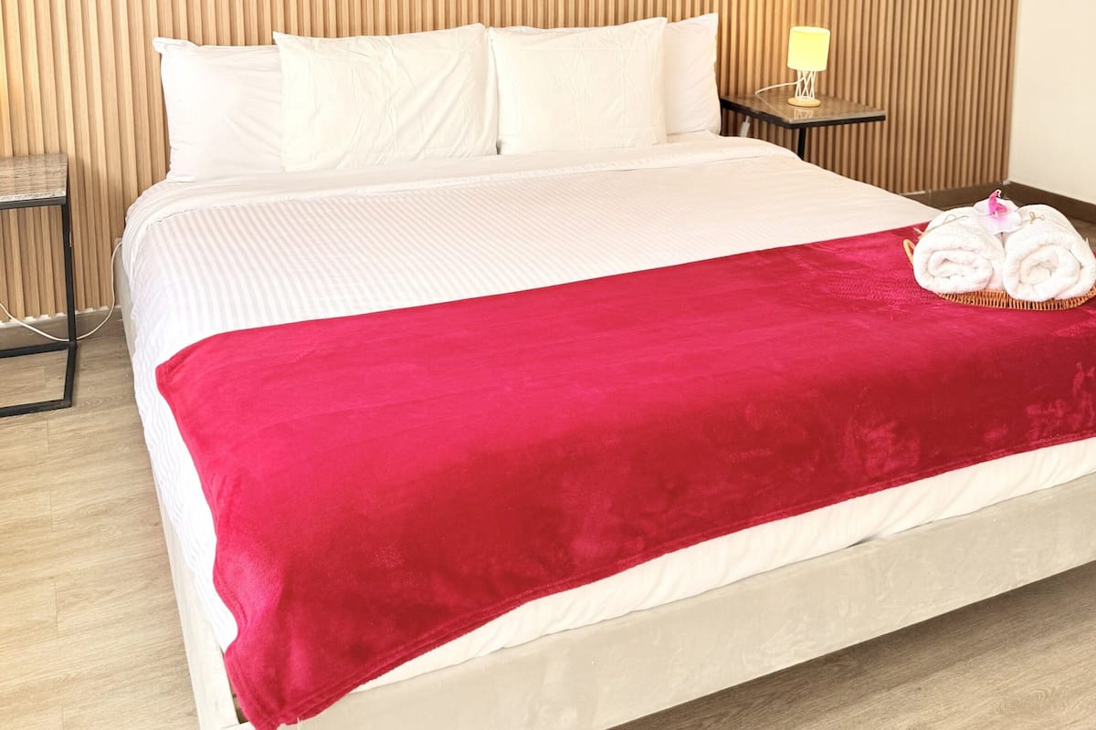 Luxury Apartment, 3 Bedrooms | Laptop workspace, blackout drapes, iron/ironing board, WiFi (free)