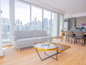 Departamento, 2 habitaciones | Área de sala de estar