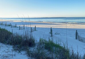 On the beach, sun-loungers - Beachfront--Beachfront- Driftwood Yard (Mexico Beach)
