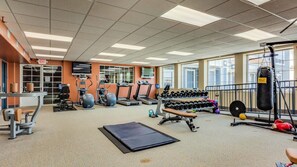Fitness facility - Skyline View at Bridgewater | Top-Floor Luxury | Walk to Beach & Dining (New Buffalo)