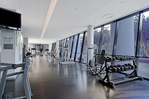 Stay fit and active with our fully equipped gym featuring a range of exercise equipment and cardio machines.