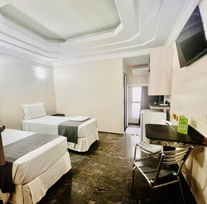 Economy Twin kamer | Een minibar, gratis wifi, beddengoed