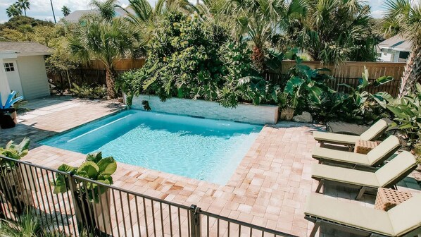 A heated pool - Duplex - Private pool and access to Fernandina Beach (Fernandina Beach)