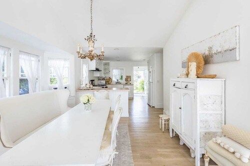 dreamy white Venice house with airy whimsical charm