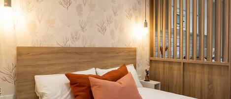 2 makuuhuonetta, silitysrauta/-lauta, ilmainen Wi-Fi, vuodevaatteet