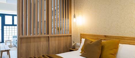 2 makuuhuonetta, silitysrauta/-lauta, ilmainen Wi-Fi, vuodevaatteet