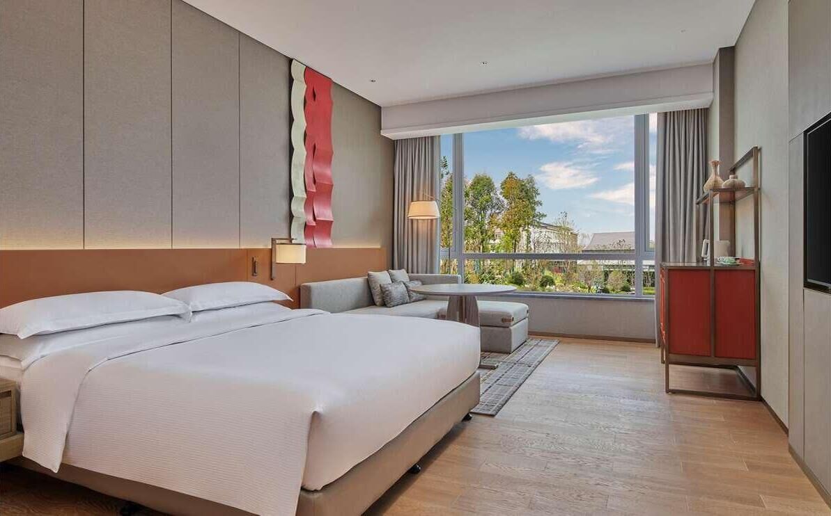 Minibar, in-room safe, blackout drapes, free cribs/infant beds