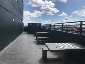 Outdoor dining - Downtown brand new apartment with free parking (Heroica Puebla de Zaragoza)