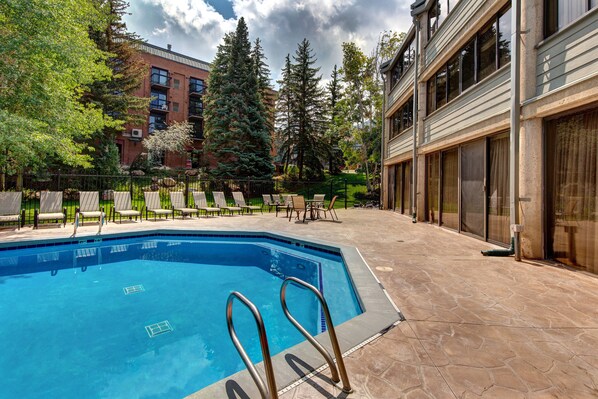 Indoor pool, a heated pool
