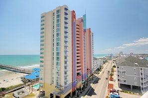 Exterior - Oceanfront condo at Cherry Grove Pier with 2 pools, on-site dining, & balcony (North Myrtle Beach)