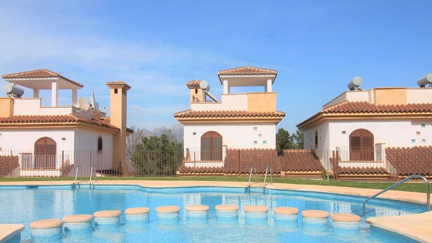 Pool - Beautiful  villa for 6 people with pool, WIFI, A/C, TV, patio and panoramic view (Polop)