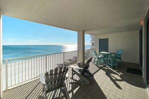 Outdoor dining - Beachfront Condo with Pool and Beach Access! (Orange Beach)