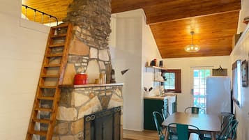 Irish Hills Cabin #8 | Living area | TV