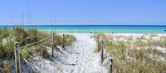 Bijou - A jewel steps from the pristine white sand and Gulf.