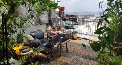 Two Floor Penthouse with BBQ city view Sky Garden
