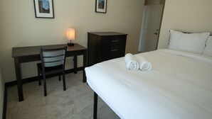 2 kamar tidur dan seprai linen