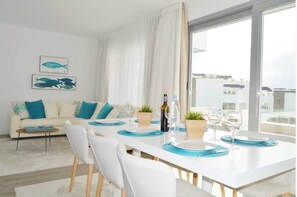 Dining - STYLISH GOLF APT. FAB SEA VIEWS. POOL, MARBELLA (MARBELLA)
